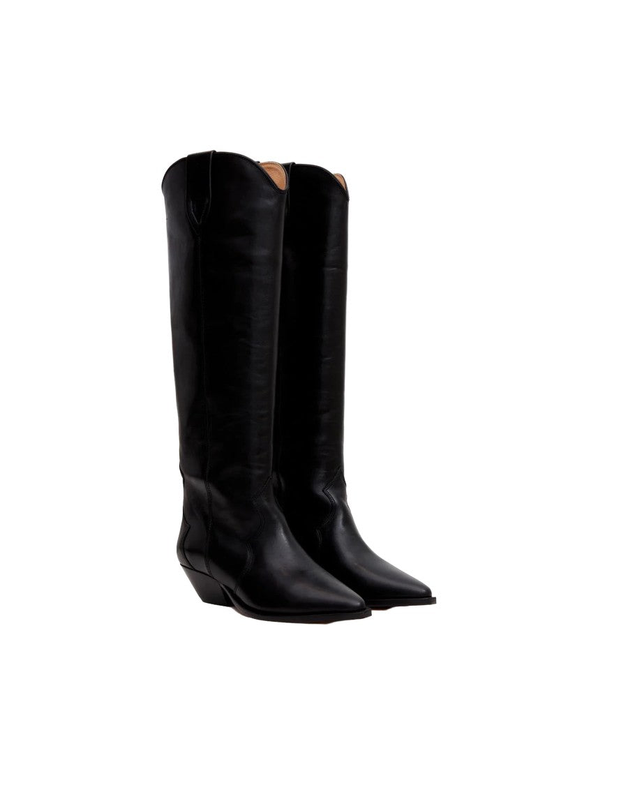 Isabel Marant Black Denvee Leather Boots