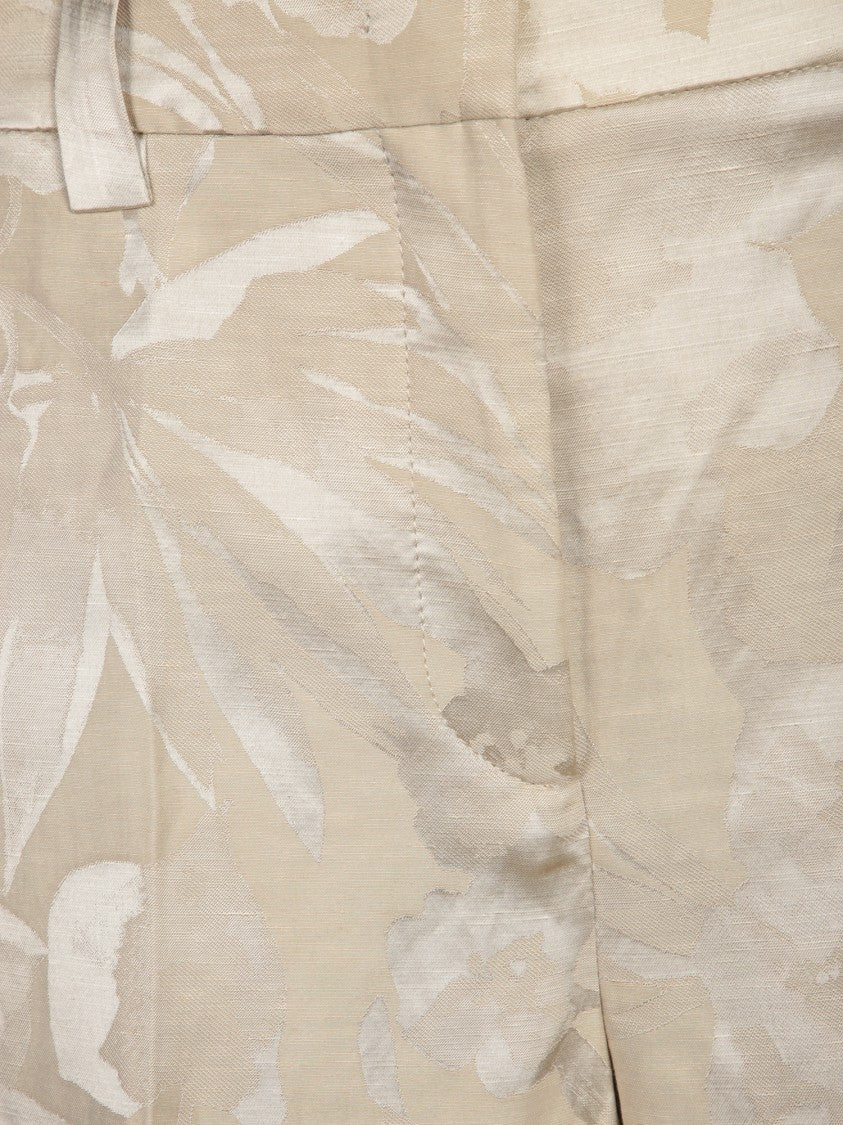 Incotex Beige Trousers With Tailored Fit