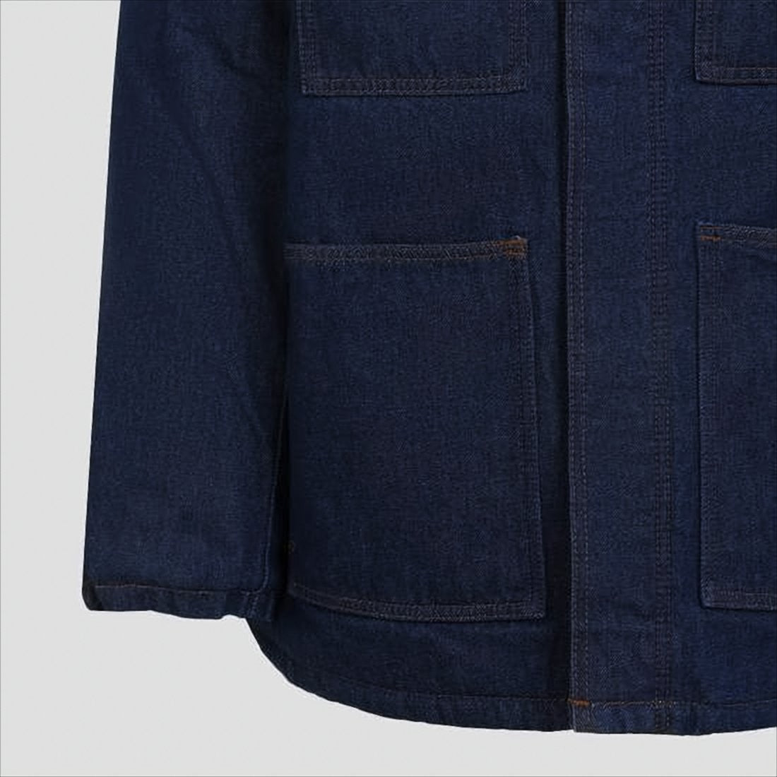 Ami Paris Dark Denim Padded Walker Jacket