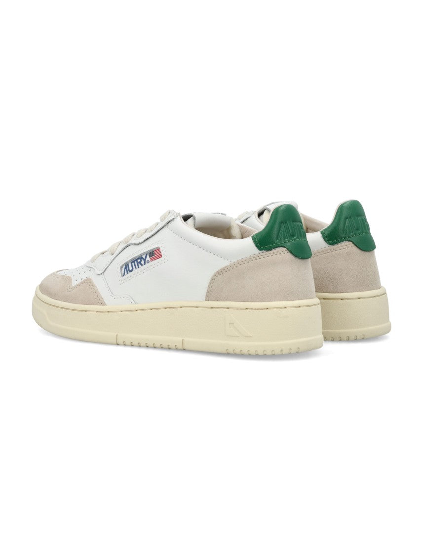 Autry Medalist Retro Suede Accent Tennis Sneakers