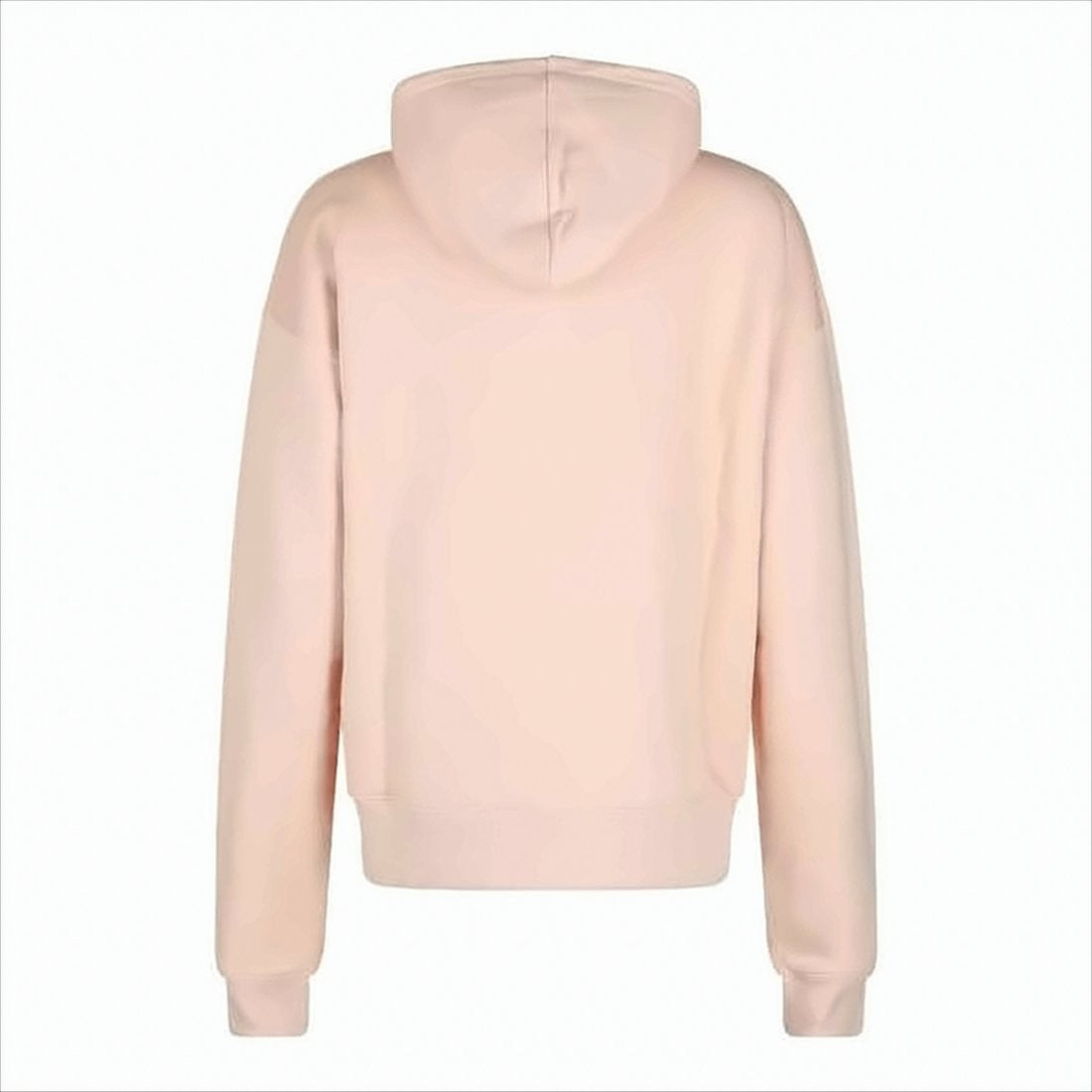 Maison Kitsuné Relaxed Fit Light Pink Hoodie With Iconic Embroidered Logo