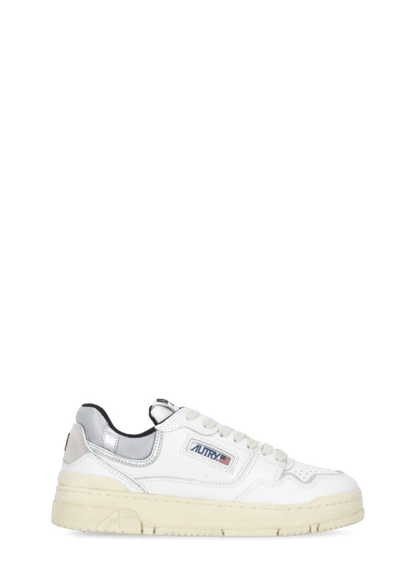 Autry White Leather Clc Low Sneakers
