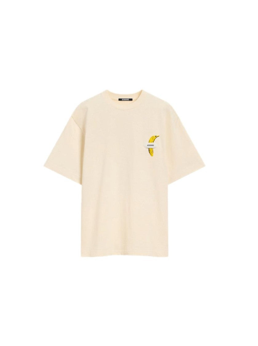 Jacquemus Banana Tee Off White