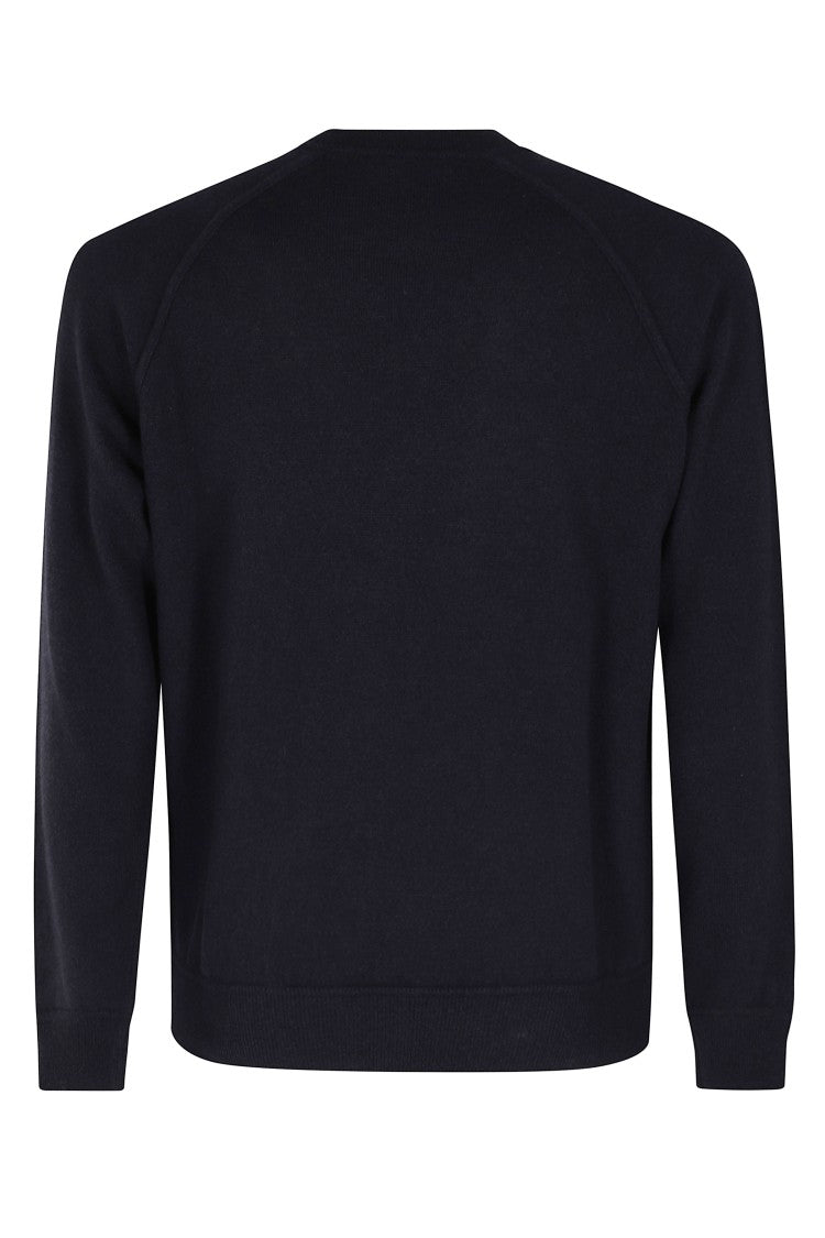 Filippo De Laurentiis Raglan Crew Neck Sweater In Cashmere Blend