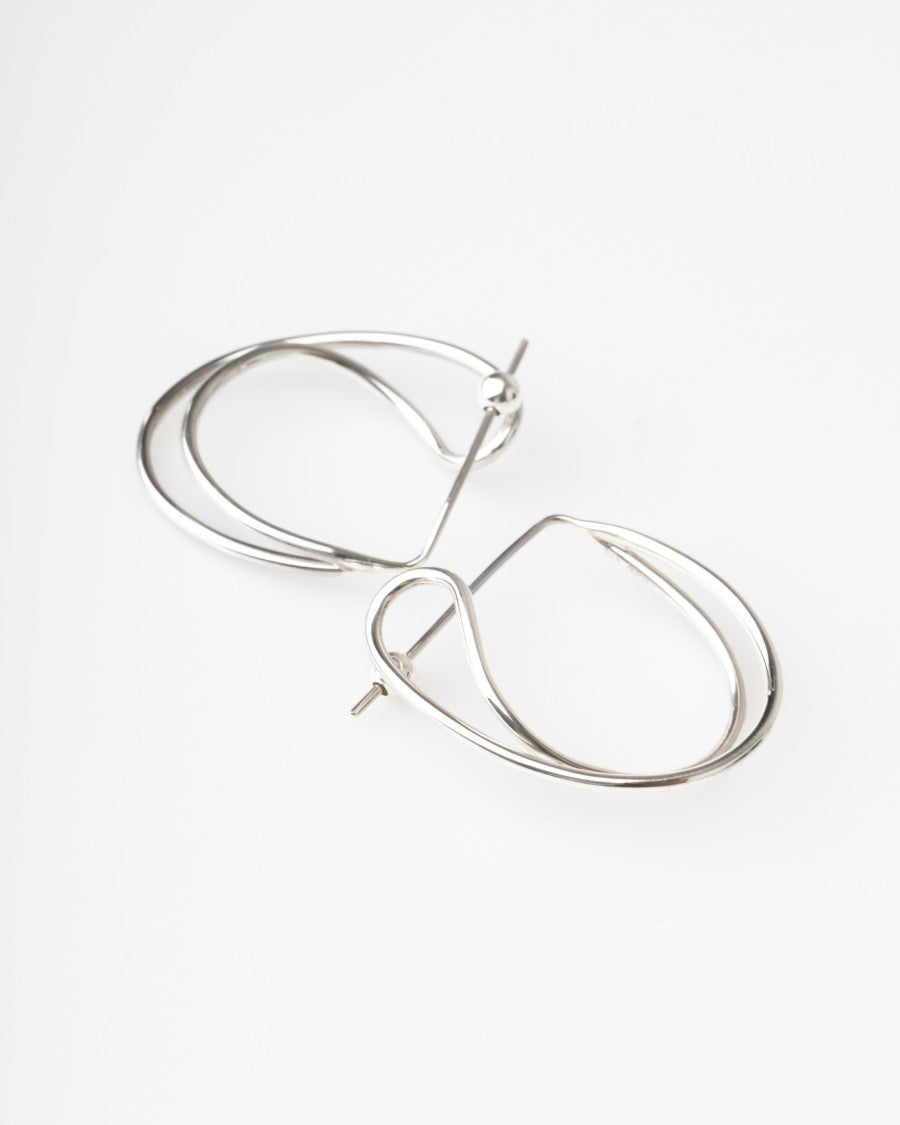 Bar Jewellery Crossed Paths Earrings – Sterling Silver