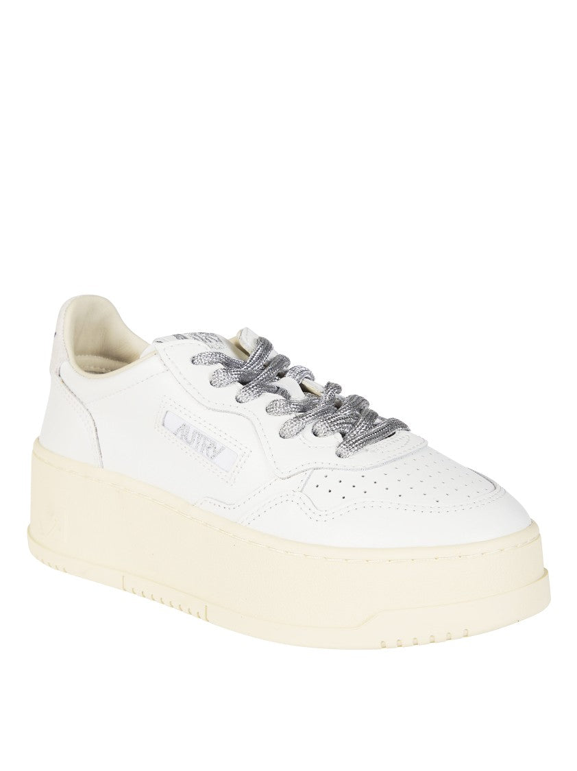 Autry White Platform Low Sw02 Platform Sneakers