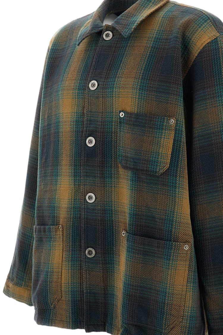 Bdbaggies Brown Check Cotton Utility Jacket