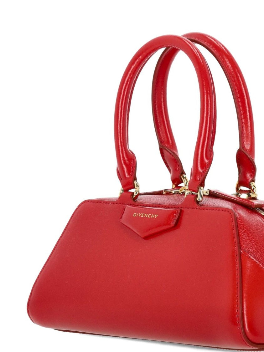 Givenchy Structured Red Shoulder Bag