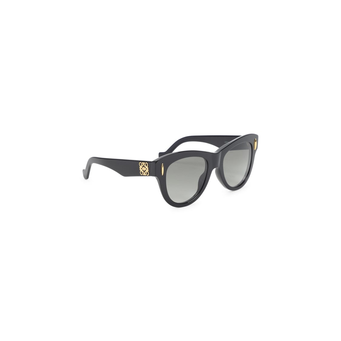 Loewe Cat-Eye Sunglasses With Gradient Lenses And Gold Accents