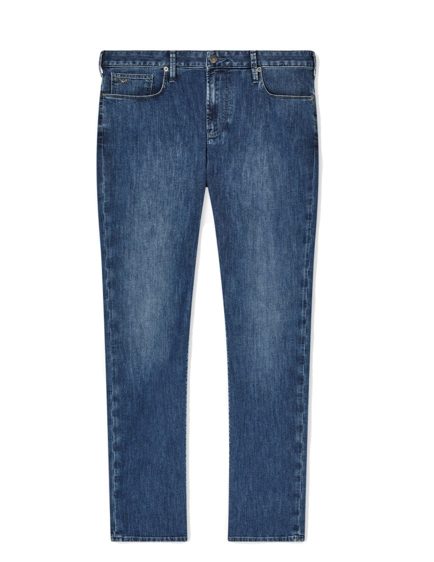Emporio Armani Low Waist 5 Pocket Denim Jeans