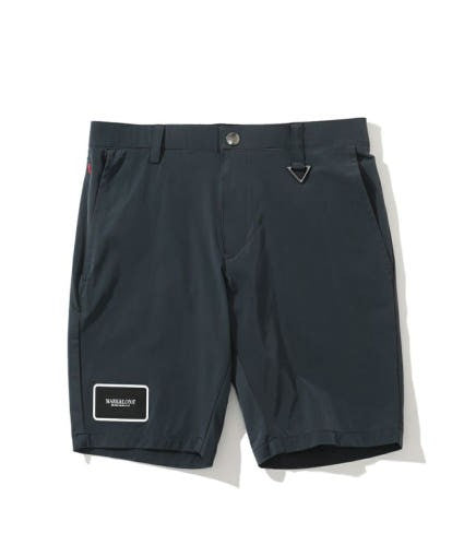 Mark&Lona Minimalist Grey Shorts With Button Closure And Subtle Accents