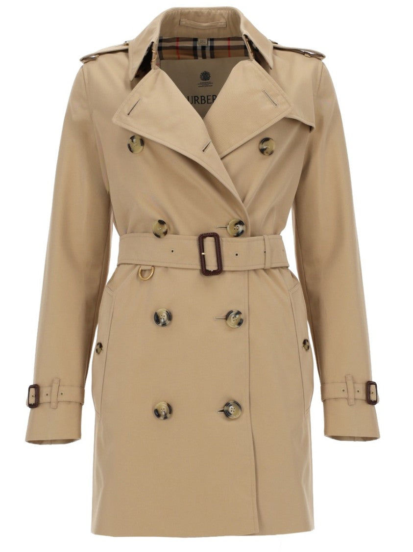 Burberry Heritage Kensington Short Double-Breasted Trench Coat