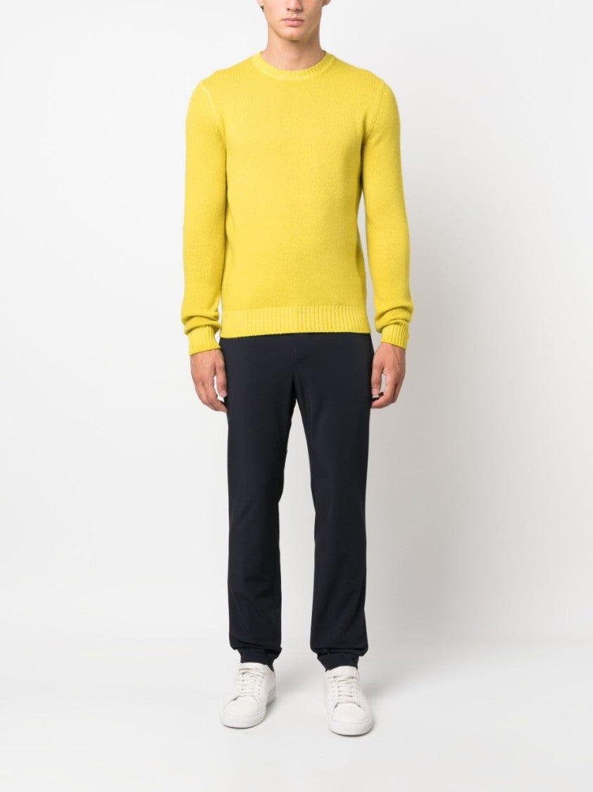 Pt Torino Tailored Blue Trousers With Flat Front