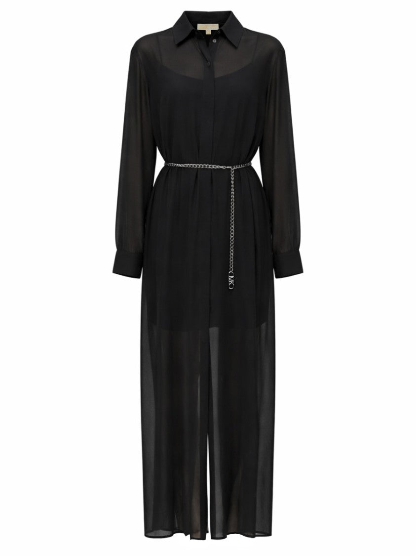 Michael Michael Kors Chemise Recycled Polyester Slim Chain Dress
