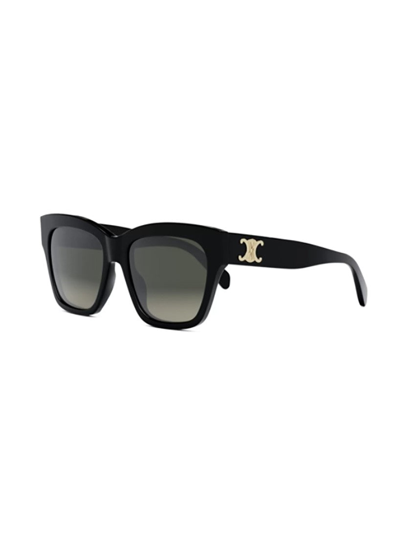 Celine Black Cl40253f Rectangular Gradient Sunglasses