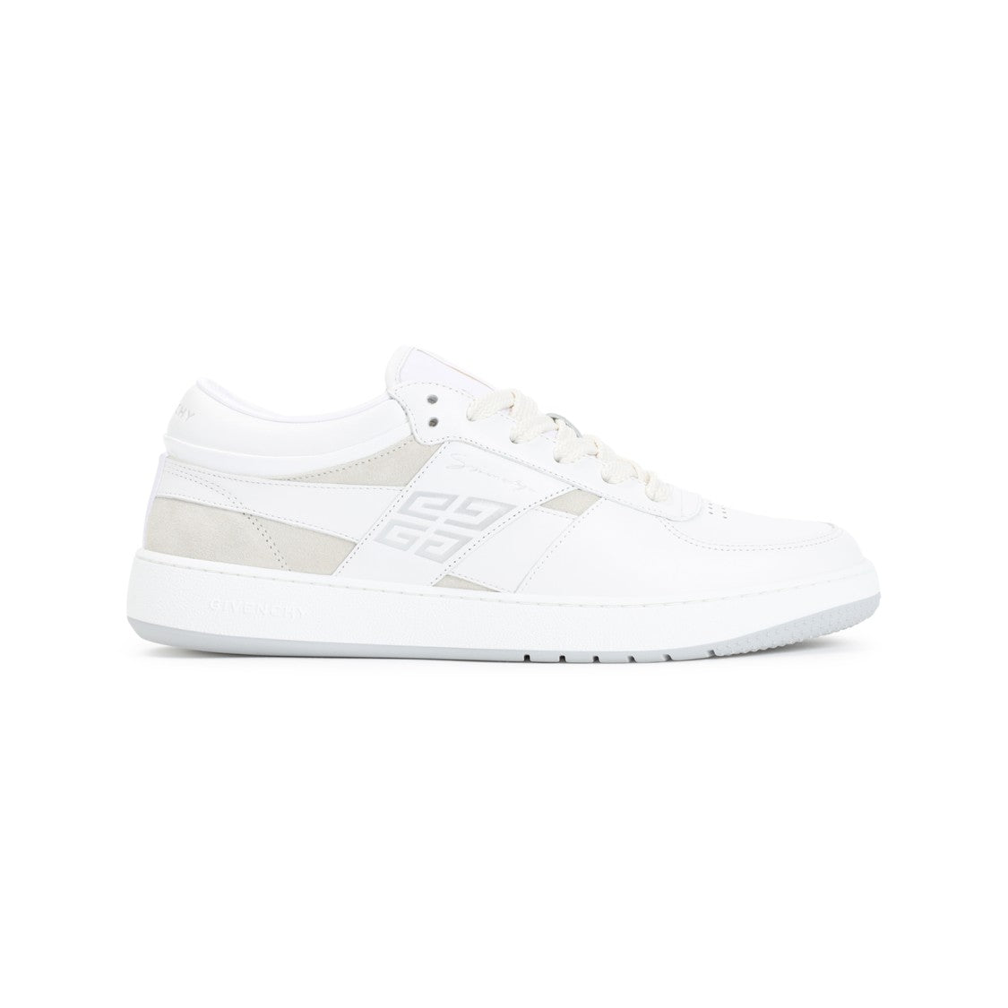Givenchy White Calf Leather G Move Low Sneakers