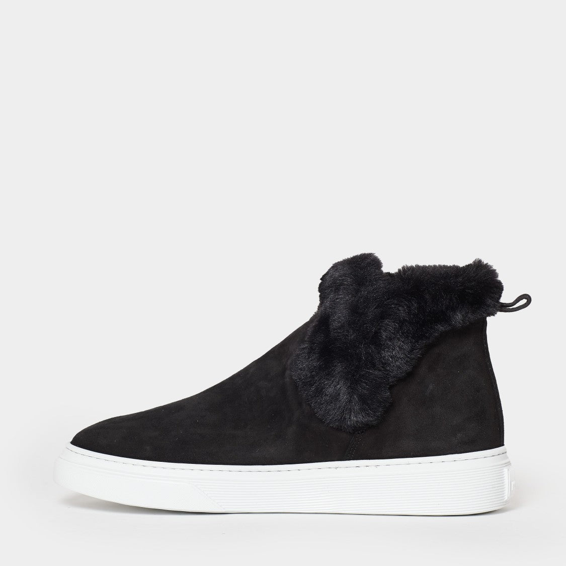 Hogan Black Suede Slip-Ons