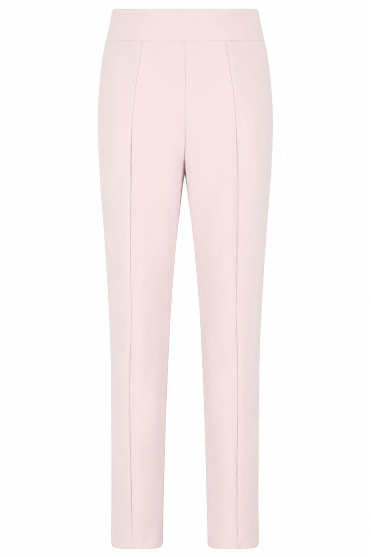 Federica Tosi Pink Cady Carrot Concealed-Zipper Polyester Formal Pants