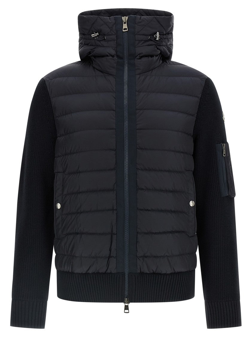 Moncler Tricot Hooded Cardigan