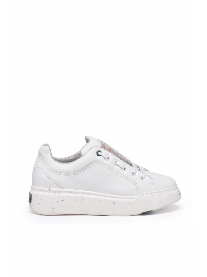 Max Mara White Leather Maxigreen Sneakers