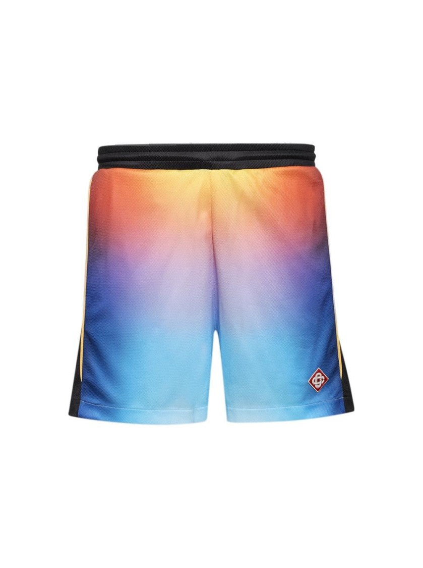 Casablanca Printed Football Shorts - Gradient