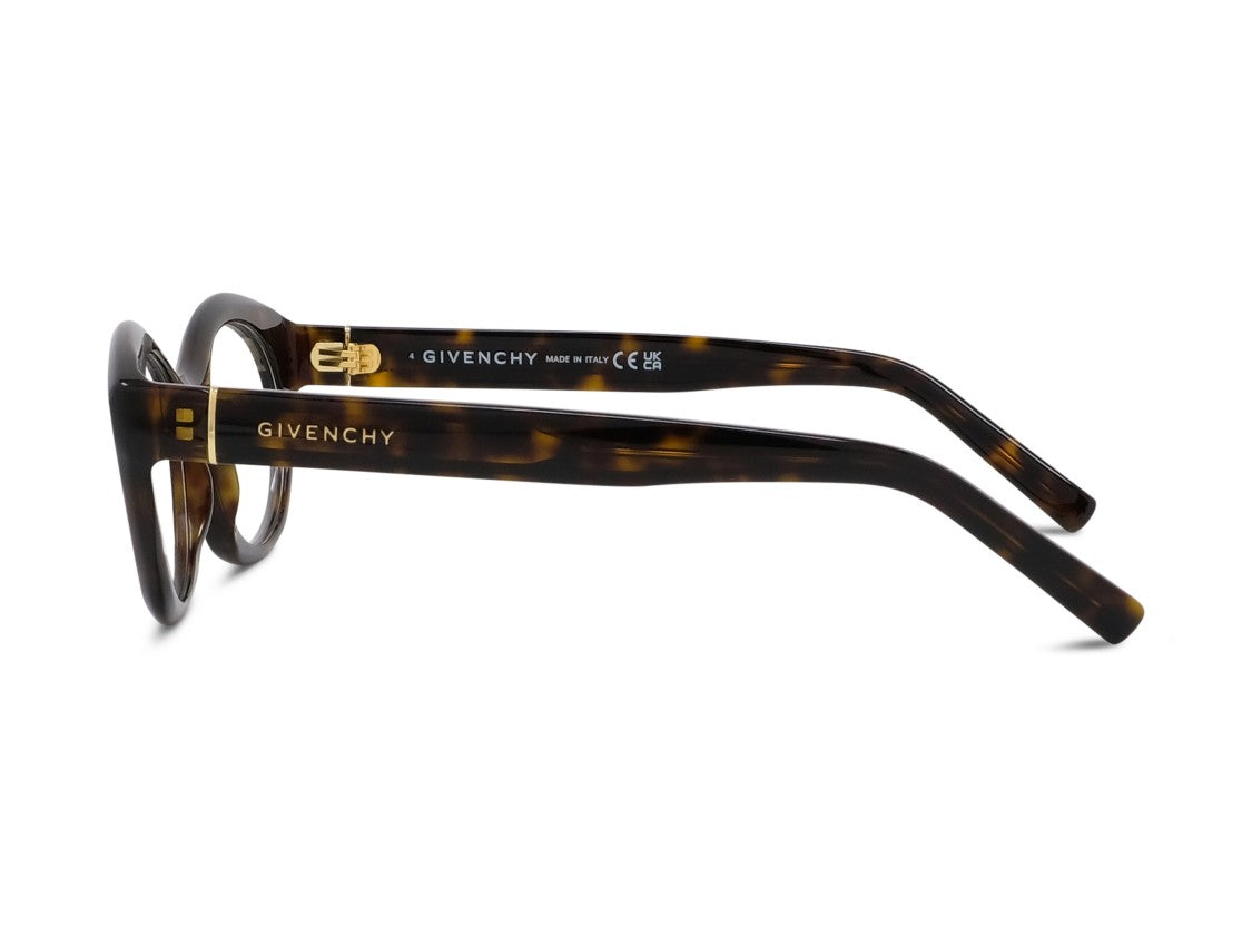 Givenchy Gv50108i Rounded Oversized Tortoiseshell Eyeglasses