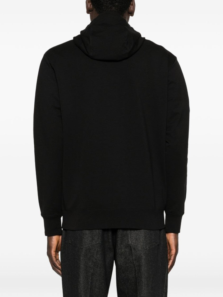 C.P. Company Black Logo Patch Hoodie
