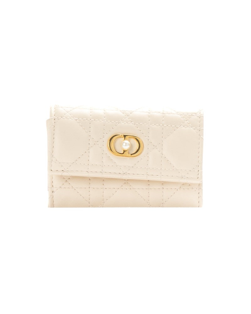 Dior Glycine Jolie Pearl Beige Wallet