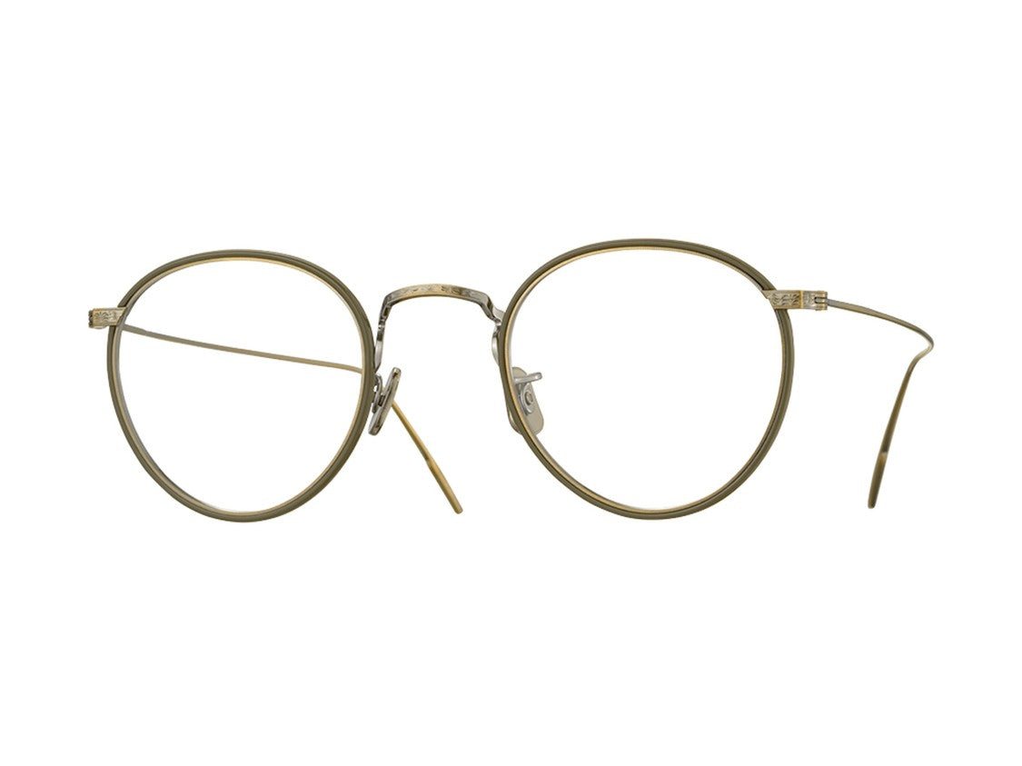 Eyevan Gold 717W Metal Round Eyeglasses
