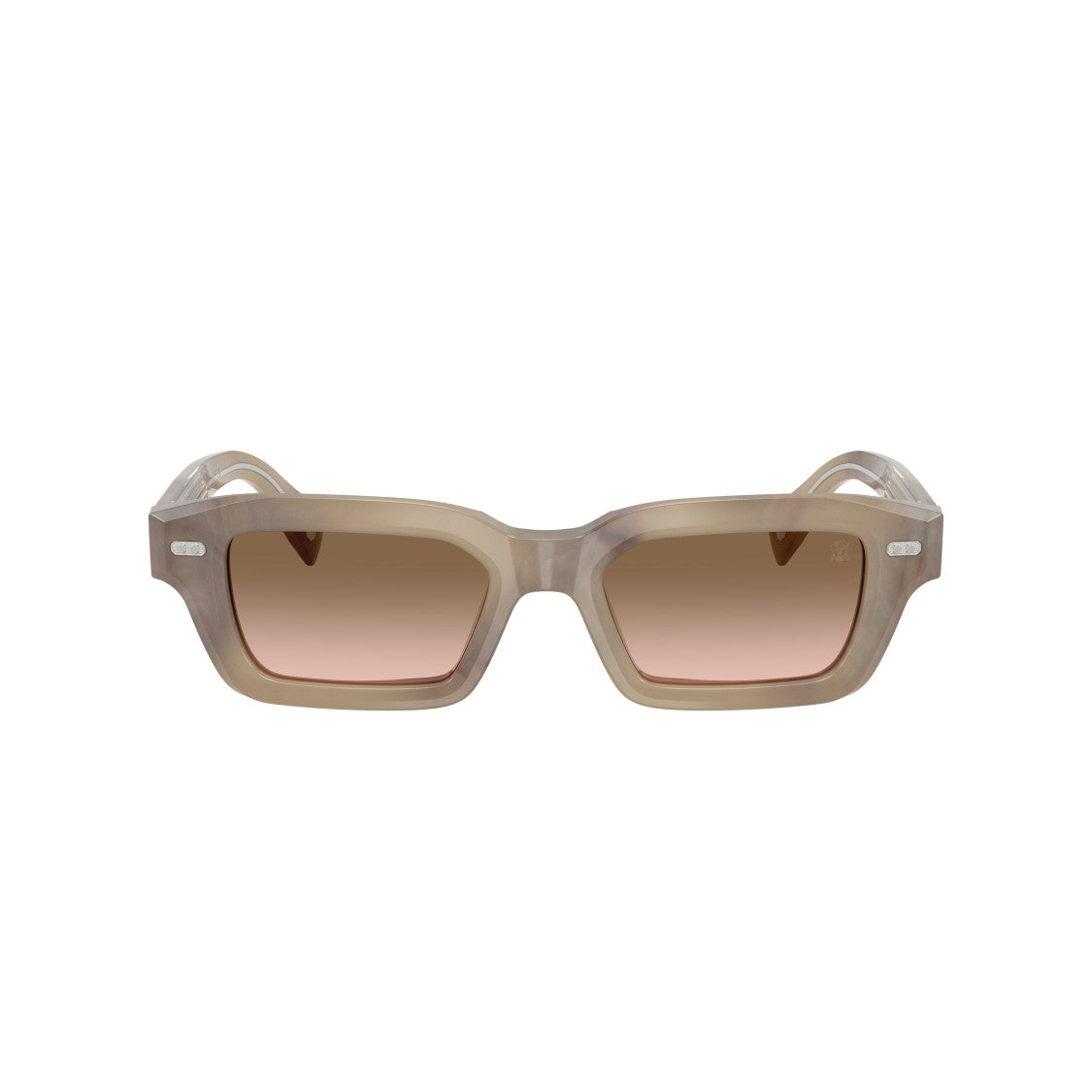 Brunello Cucinelli 0Bc4019s Rectangular Acetate Sunglasses With Gradient Brown Lenses