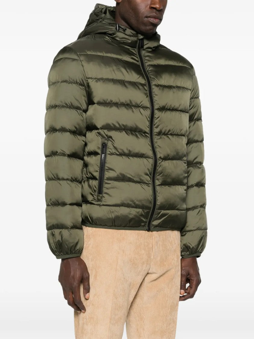 Karl Lagerfeld Structured Minimalist Jacket With Front Zipper Closure