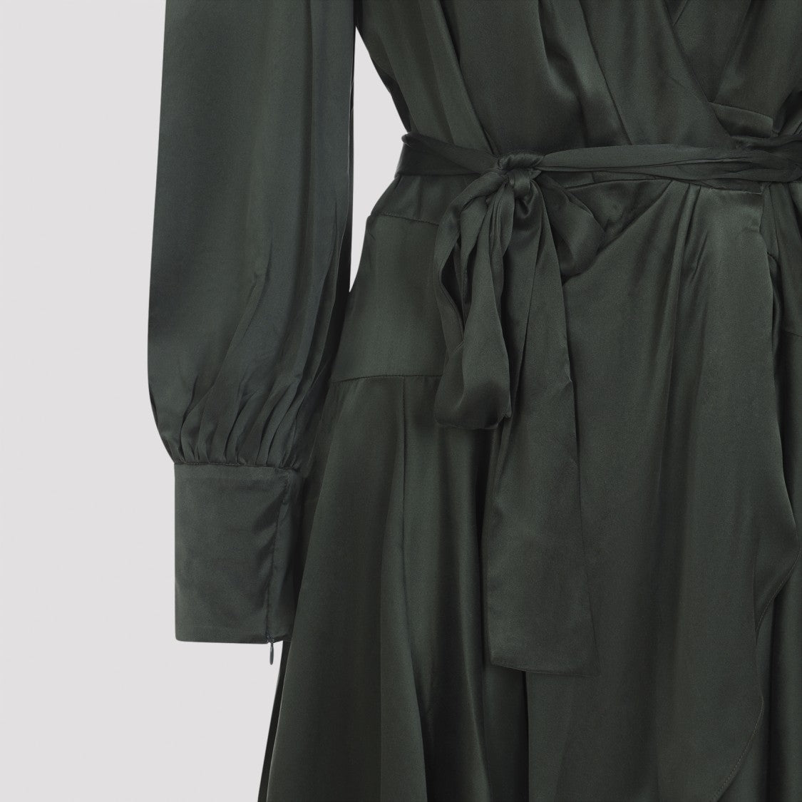 Zimmermann Wrap-Style Mini Dress With Flared Skirt