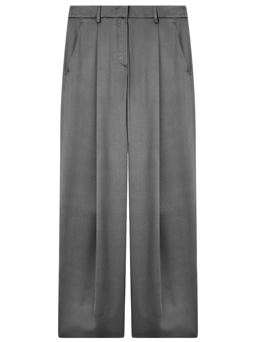 Giorgio Armani Double Silk Satin Trousers