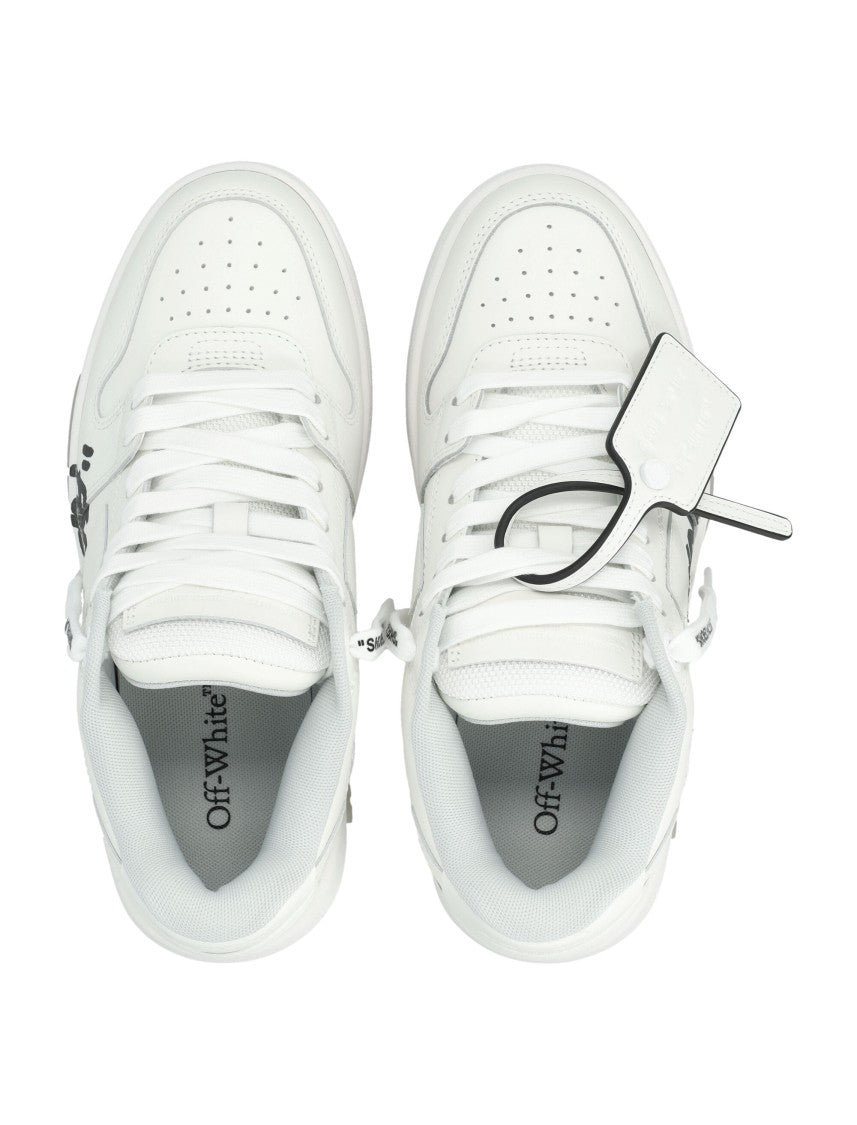 Off-White White Out Of Office For Walking Leather Sneakers