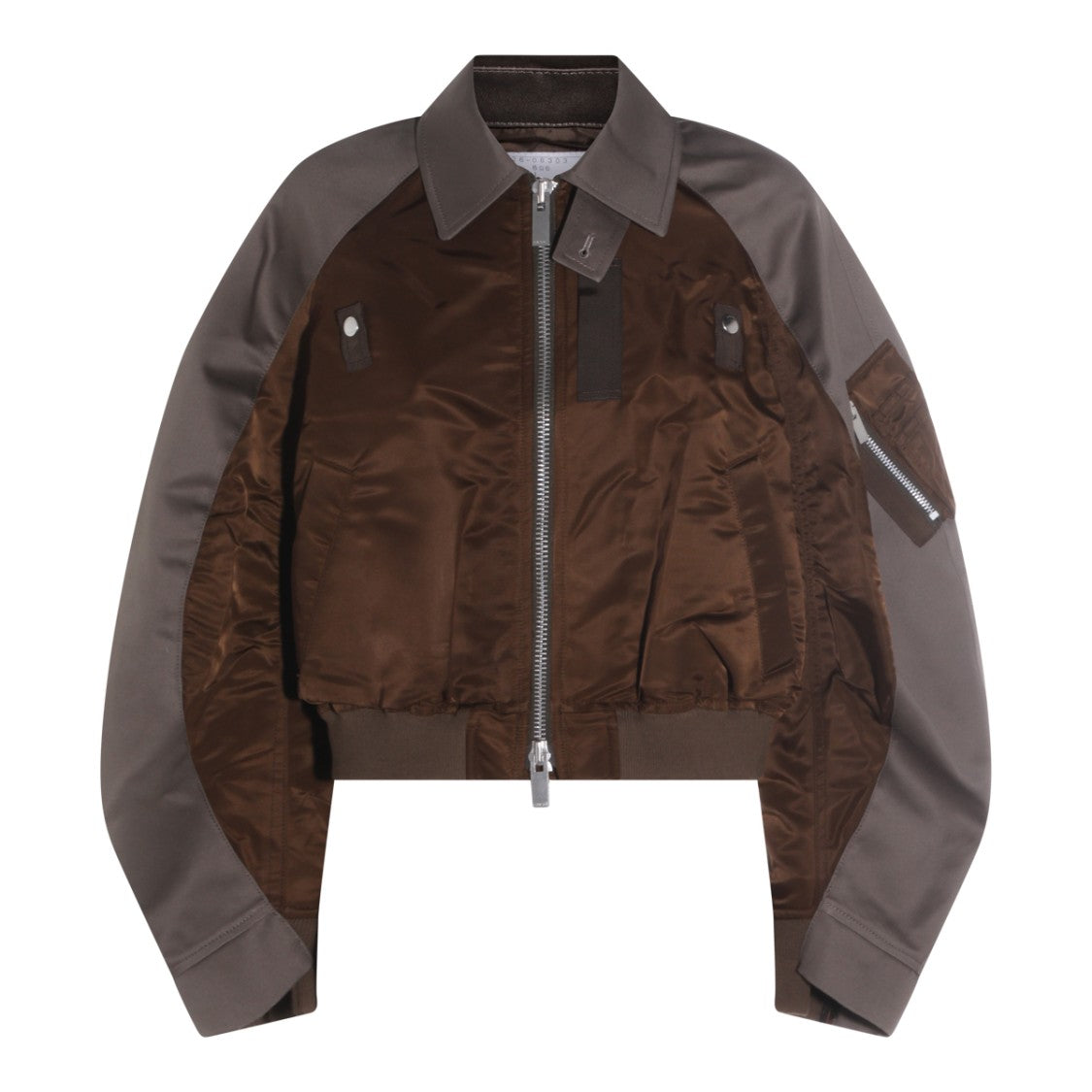 Sacai Layered Contemporary Jacket With Asymmetrical Cuts
