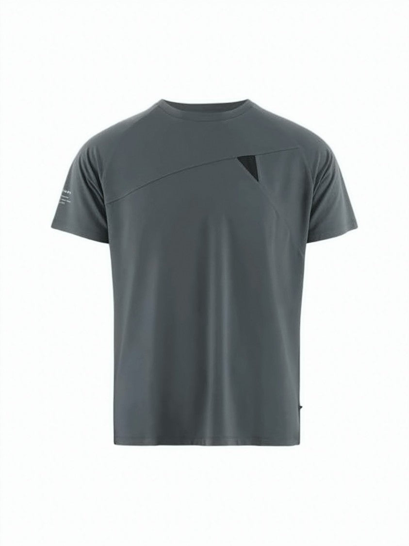 Klattermusen Relaxed Fit Grey T-Shirt With Subtle Seam