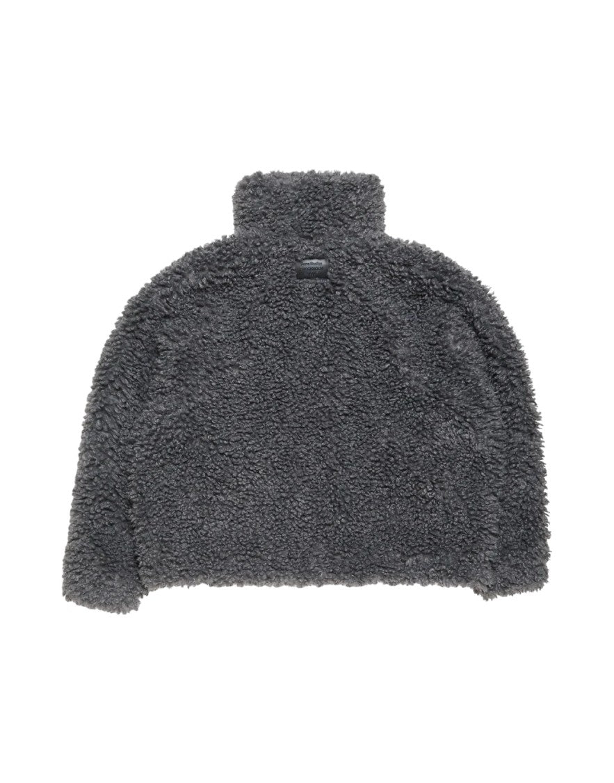 Acne Studios Grey Teddy Bear Bomber Jacket