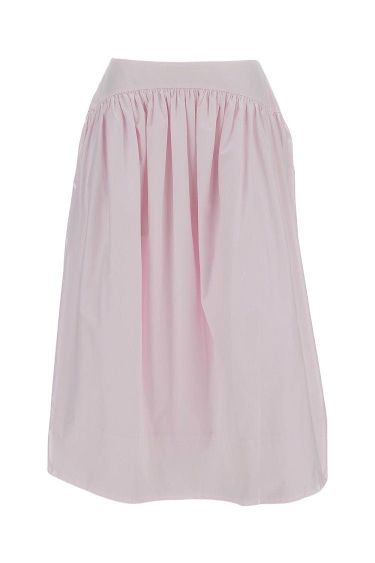 Simone Rocha Pink Babsque Cotton Basque Skirt
