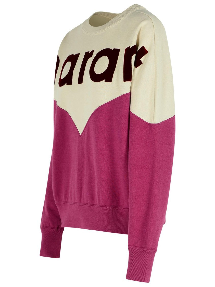 Isabel Marant Étoile Houston' Sweatshirt In A Grape-And-Eye Cotton Blend