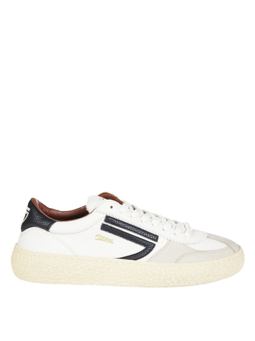 Puraai 1.01 Vintage Grain Faux-Leather Sneakers