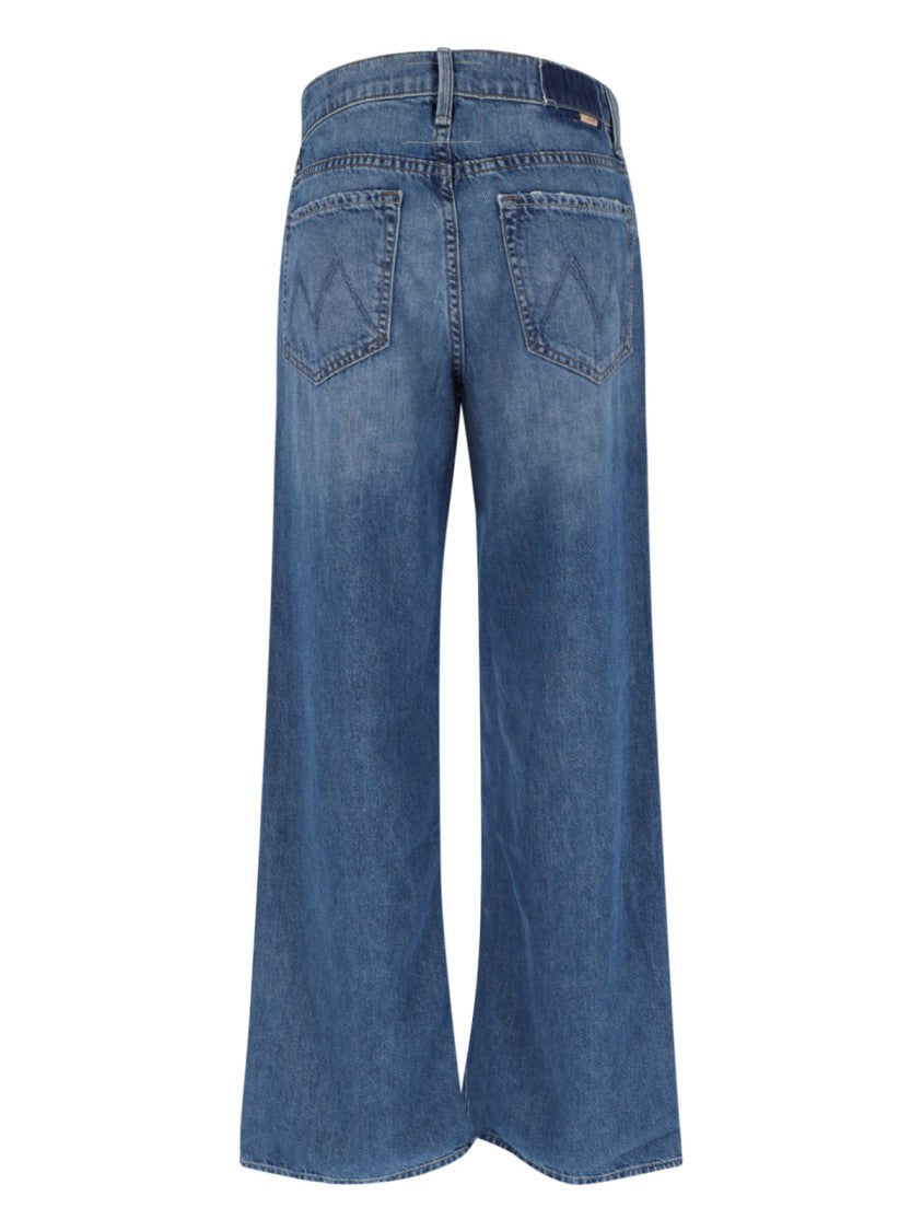 Mother "The Twister Sneak" Jeans In Stretch Cotton Denim
