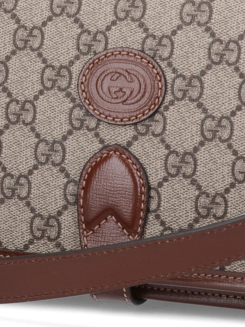 Gucci Mini Gg Supreme Fabric Shoulder Bag