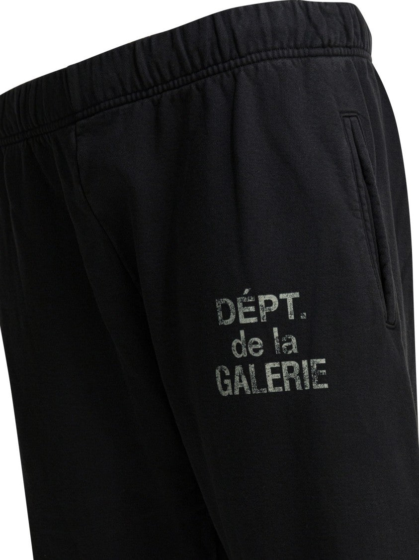 Gallery Dept. Relaxed Fit Cotton Trousers With Logo Detail