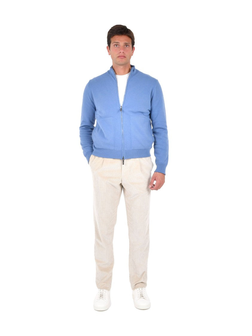 Drumohr Reversible Cashmere Jacket With Unique Pattern