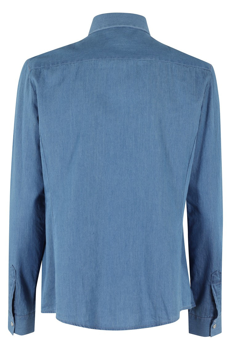 Fay Slim Denim Shirt