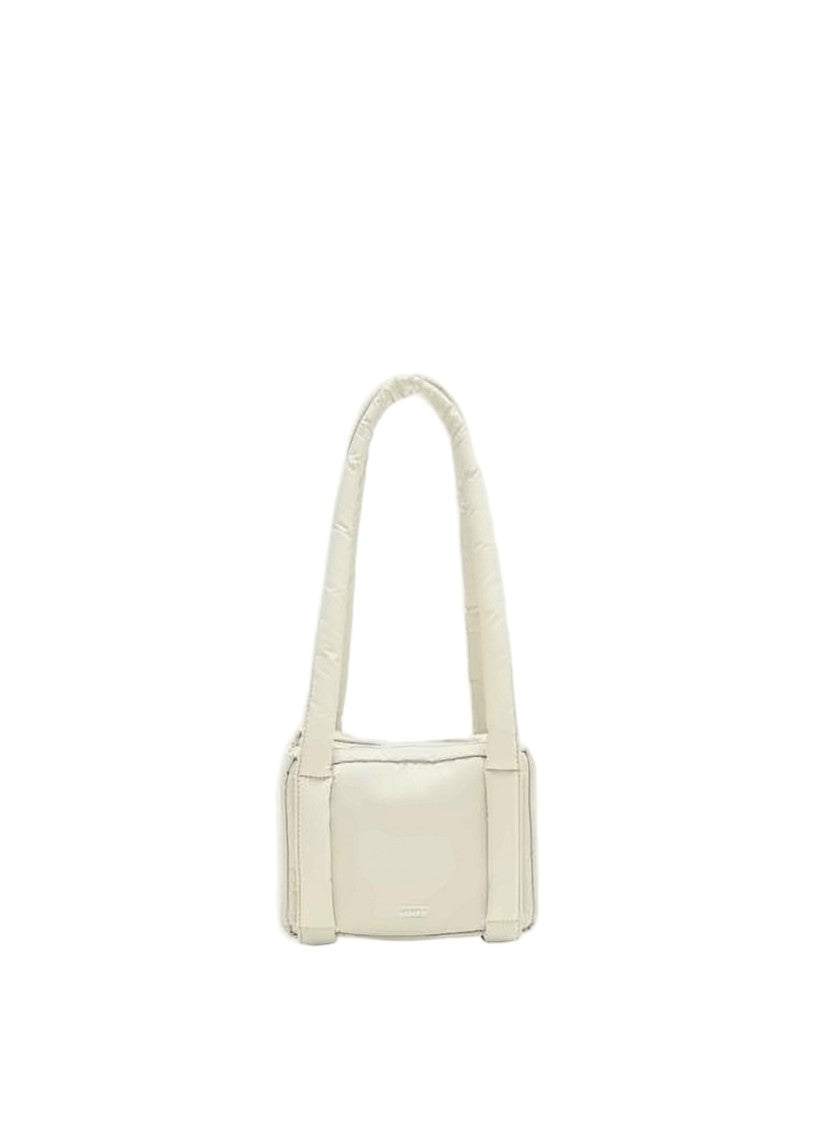 Amomento Padded Nylon Shoulder Bag With Minimalist Design