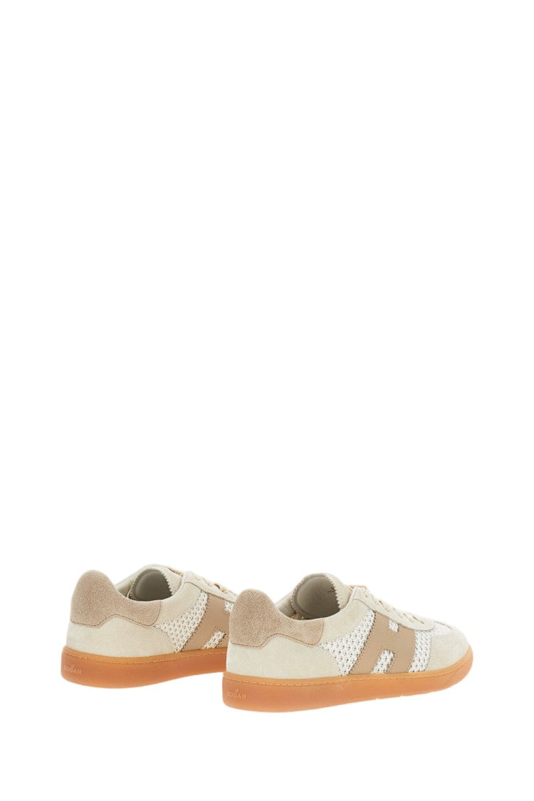 Hogan Beige Hogan Cool Allacciato Crochet Sneakers