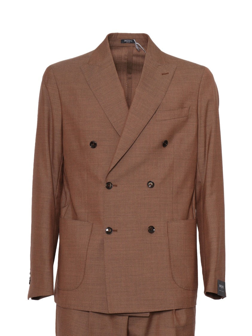 Breras Tailored Double-Breasted Suit With Notch Lapel