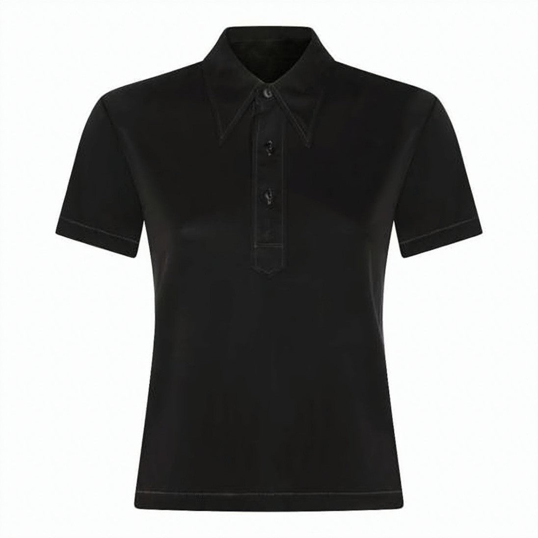 Maison Margiela Short-Sleeved Polo Shirt With Classic Collar