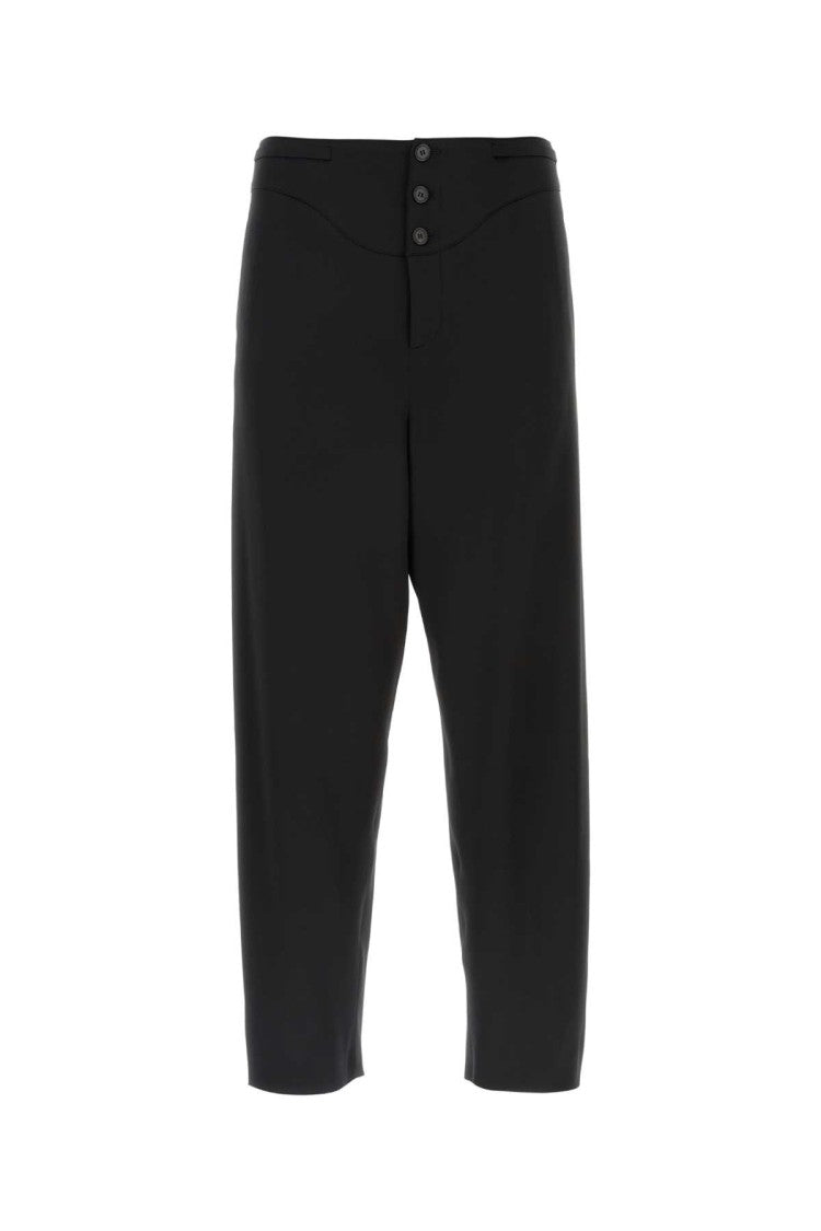 Saint Laurent Black Satin Pant